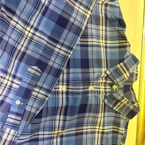 Ralph Lauren Blue Casual Button Down Shirt